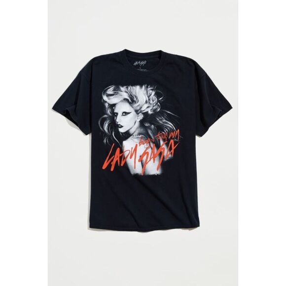 Urban Outfitters x Lady Gaga UO Exclusive Born This Way 10th Anniversary Tee - Picture 1 of 2